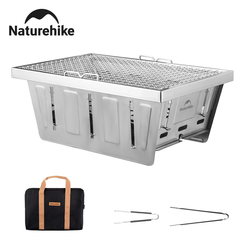 Camping Cooking Table - Naturehike acampamento grelha a carvão para