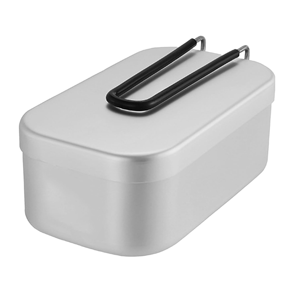 Camping Cooking Organizer - Lancheiras de alumínio 800ml, panelas para