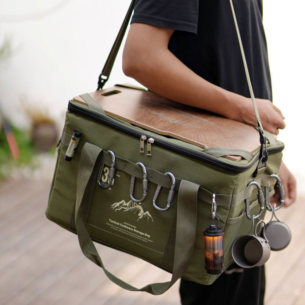 Bolsa tática de piquenique 36l - Camping Cooking Organizer avaliação e preço