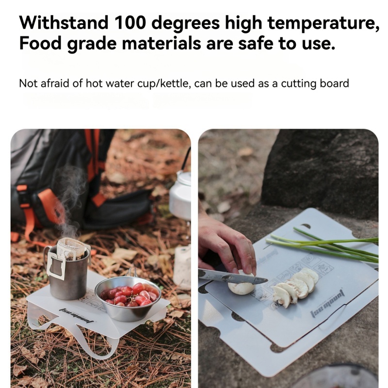 Placa dobrável de pp para acam - Camping Cooking Dining Set avaliação e preço