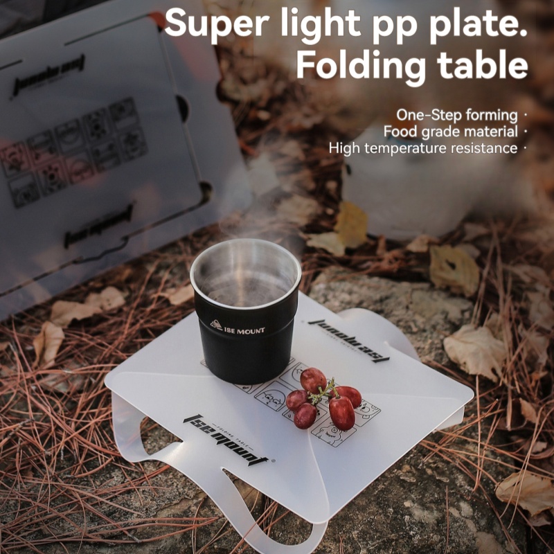 Placa dobrável de pp para acam - Camping Cooking Dining Set avaliação e preço