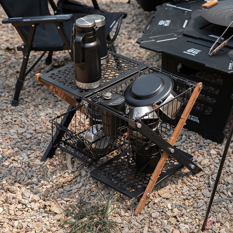 Cesto Organizador Portátil Dob - Camping Cooking Table avaliação e preço